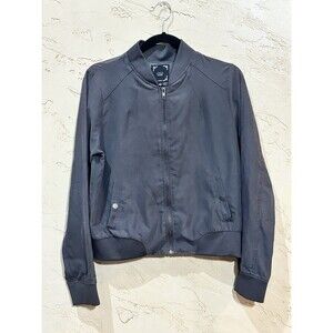 Iris Women's Gray Lightweight Bomber Jacket size L